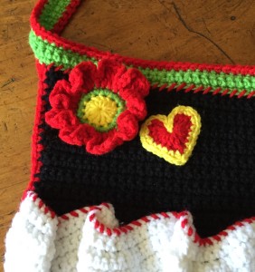 crocheted egg apron CC-Chilson