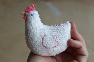 For hug a chicken day from pet chicken ranch