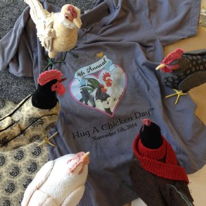 Jenny Pet Chicken Ranch her hens discussing HACD