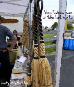 Handmade Brooms at the Mother Earth News Fair