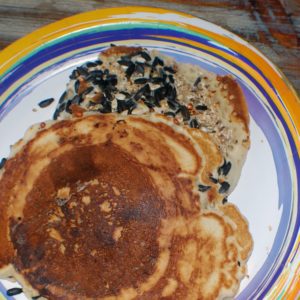 Pancake Treats for your backyard chickens. 