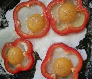 eggs in a pepper